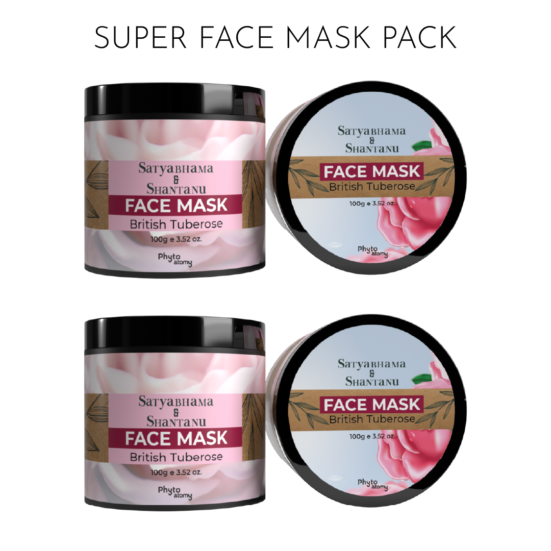 Pack of Two British Tuberose Face Mask (100g)